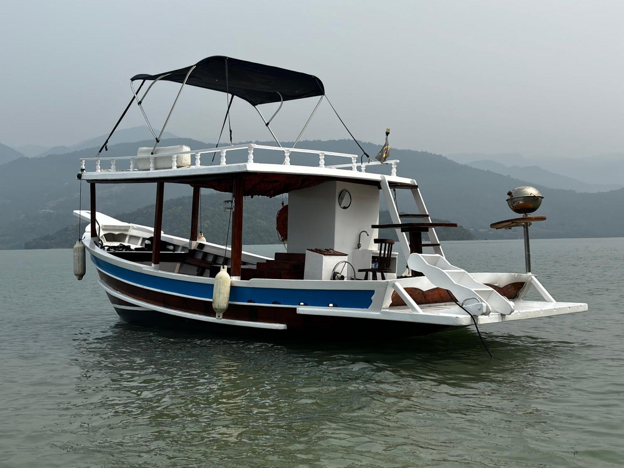 Casa Belvedere Na Ilha Do Araujo E Ganhe 1 Passeio De Barco Araquari Exteriör bild